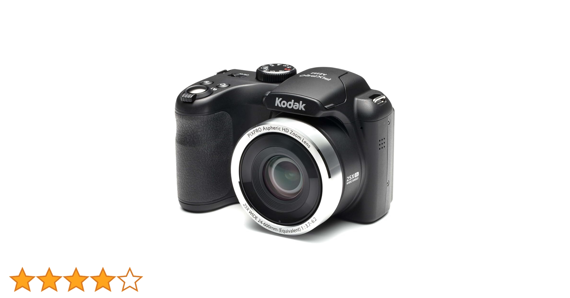 Kodak Câmera digital PIXPRO AZ252 Point & Shoot com LCD de 3